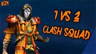 [B2K] SOLO VS TRIO CLASH SQUAD 7 - 0 | HIGHT SKILL LEVEL