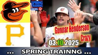 Pirates vs Orioles  Game Highlights  | MLB Training Spring 2025