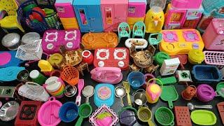 7 Minutes satisfying with unboxing Hello kitty kitchen set | cute mini Ali  kitchen set ASMR 2024