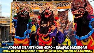 Jaranan NEW MANGGOLO YUDHO Bantengan Suro & Rampak Barongan️Live Nemon Sewor Sukorame Lamongan