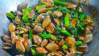 How To Make Spicy Clams Stir Fried|Cooking Girl