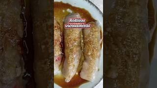 Rollitos vietnamitas #recetasfaciles #comida #facil #rolling #asia #salud #saludable