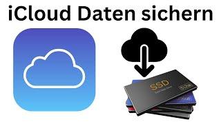 iCloud Daten und Fotos auf Festplatte sichern 2024