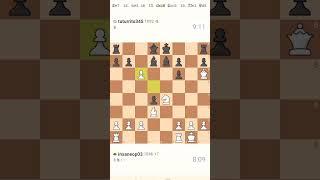 Tricky Checkmate!  #chess #ytshorts #lichess #shorts