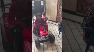 mini toy tractor  #tractor#toytractorandtrailer #funwithanshaayu #youtubeshorts #kissanka tractor