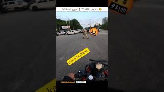 Respect Traffic police what happened this viral shorts video #viral #shortsvideo #rider #motovlog