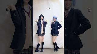 【犬塚日葵&榎本凛音コスで踊ってみた】質問、恋って何でしょうか? / HoneyWorks feat.ハコニワリリィ反転【男女の友情は成立する？(いや、しないっ!!)OP】【神綺杏菜】#Shorts