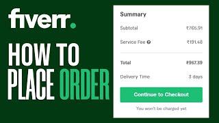 How To Place Order On Fiverr | Easy Tutorial For Beginners (2025)
