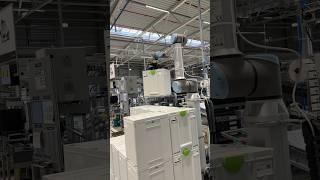 Clever robot at the ​⁠@festool-canada factory #woodworking #tools