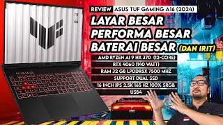 Super Kencang, Tapi Irit, dg AMD Zen 5 & RTX 4060: Review ASUS TUF Gaming A16 (FA608) 2024