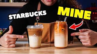 Make a BETTER Starbucks' Caramel Macchiato At Home! (ICED & HOT RECIPE)