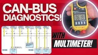 Test CAN BUS With a Multimeter | Quick & Easy | CAN Bus Resistance, Voltage & Short to Ground Test