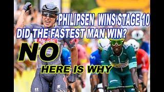 Stage 10 Great win For Jasper Philipsen