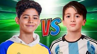 Crazy Battle Between Ronaldo Jr VS Thiago Messi