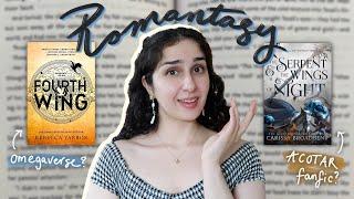 i read 2 of the most popular romantasy books on booktok so you don't have to 