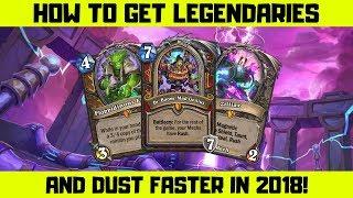 How To Get Legendaries & Dust In Hearthstone Faster! 2018