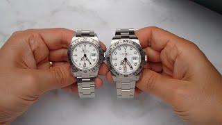 Polar Opposites: 2021 Rolex Explorer II vs. 2008 Explorer II (226570 vs. 16570)