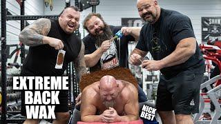 EXTREME BACK WAXING!!! Ft. Brian Shaw