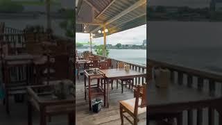 曼谷网红餐厅 湄南河边 #บ้านกลางน้ำ # Baanklangnam