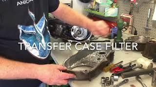 Transfer case repair, transmission replacement