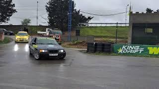 BMW E36 328i M52 B28 STOCK DRIFT  RAIN TRAINING