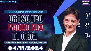 Oroscopo Paolo Fox del 4 Novembre 2024 - Cosa Dicono le Stelle per Te Oggi?