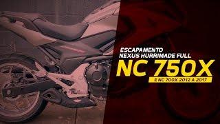 NC 750X com escapamento taylor made da Hurricane Evolution