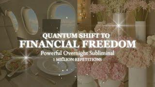 [EXTREMELY POTENT] Financial Freedom - Black Screen - OVERNIGHT SUBLIMINAL - 1 MILLION REPETITIONS