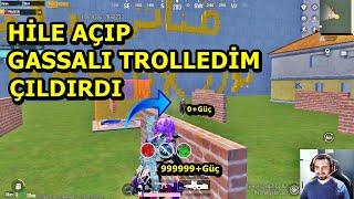 HİLE AÇIP GASSALI TROLLEDİM :D ÇILDIRDIII BATUR GAME PUBG MOBİLE