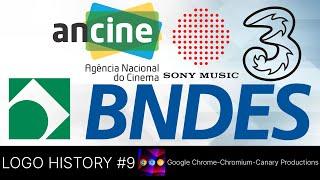 Logo History #9 Ancine Brasil, BNDES, Sony Music & Three (telecommunications)