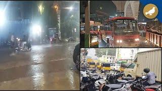 Hyderabad Rains: Heavy traffic jam at several parts of city