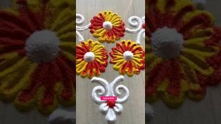 Easy Rangoli Design | Simple Rangoli | Rangoli Shorts | Sand art asmr | Rangit Rangoli