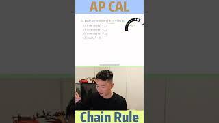 AP Calculus Unit 3.4 AP Cal Derivative Chain rule(17)#apexams #highschooll #APCal #College #Study