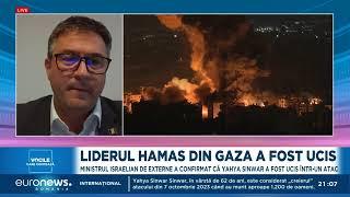 De ce Israelul nu va încheia războiul, deși l-a lichidat și pe ultimul lider Hamas, Yahya Sinwar