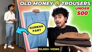  जल्दी उठा लो - Top 5 Budget OLD MONEY AESTHETICS TROUSERS/PANT for MAN | Amazon Haul 2024