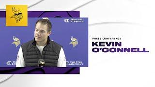 Kevin O'Connell on Having Confidence in Sam Darnold & T.J. Hockenson's Impact on Vikings Offense