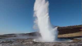 Geyser Strokkur on Iceland