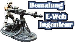 Wie bemale ich einen E-Web Ingenieur für Star Wars Imperial Assault? - Anfänger Mal Tutorial