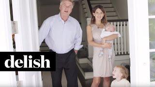Kitchens of the Stars With Alec & Hilaria Baldwin | Delish + Elle Decor