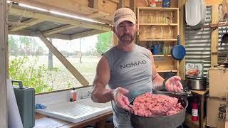 Wild Hog Processing - Making Patty Breakfast Sausage!