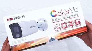 Hikvision ColorVu Image Test DS-2CD2047 4MP IP Camera Unboxing