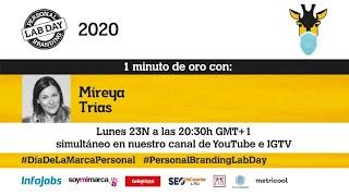 Mireya Trias Personal Branding Lab day 2020 Minuto de Oro