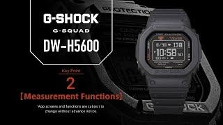 Tip2  DW-H5600 G-Shock 3516 G-SQUAD Measurement Functions - Easy Tutorial 