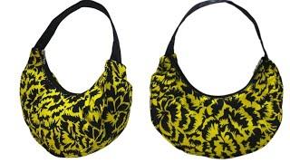DIY Ankara shoulder bag / How to make ladies handbag step by step tutorial