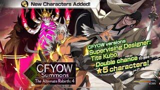 CFYOW The Alternate Rebirth: 4! Tokinada, Halibel, & Barragan! Living Ichigo Bleach Brave Souls