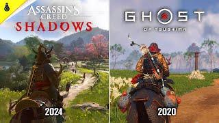 Assassin's Creed Shadows vs Ghost of Tsushima - Details and Physics Comparison