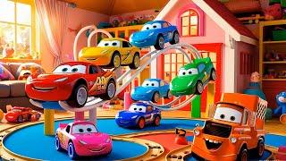 The Great Toy Car Adventure: Finding Pinky"|cars cartoon|Playtime Planet