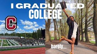 my chaotic college graduation vlog (almost didnt make it) | COLGATE UNIVERSITY