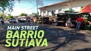 Walking Main Street of Barrio Sutiava Nicaragua Full Neighborhood Ruben Dario | Vlog 14 January 2023