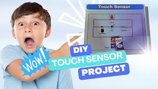 DIY Touch Sensor Circuit Using BC547 Transistor | Ankur Project #bc547  #diy #electronics #science